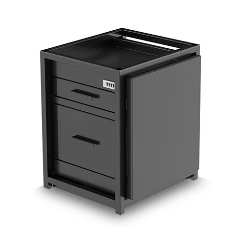 Lockable Metal Trolley